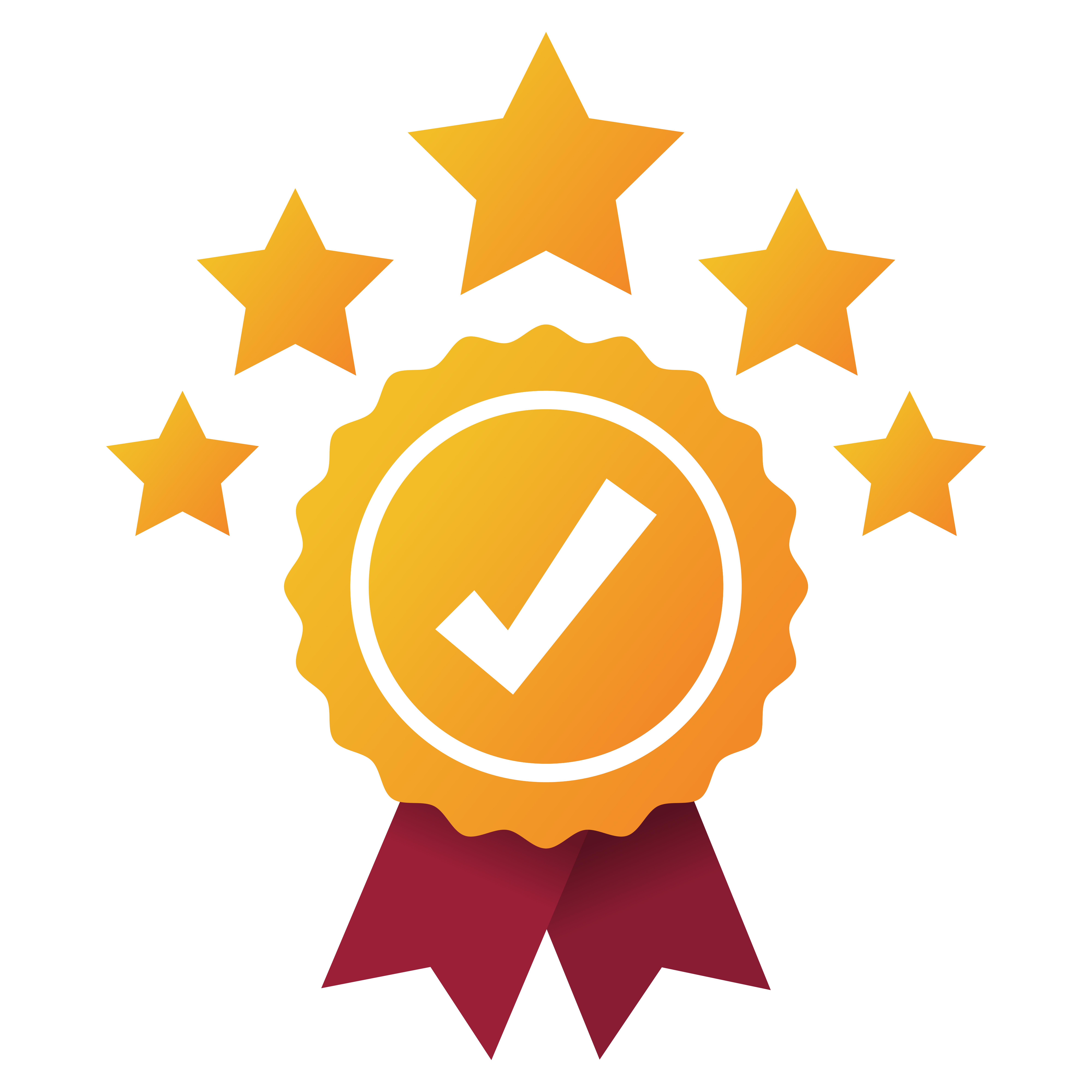 golden package badge